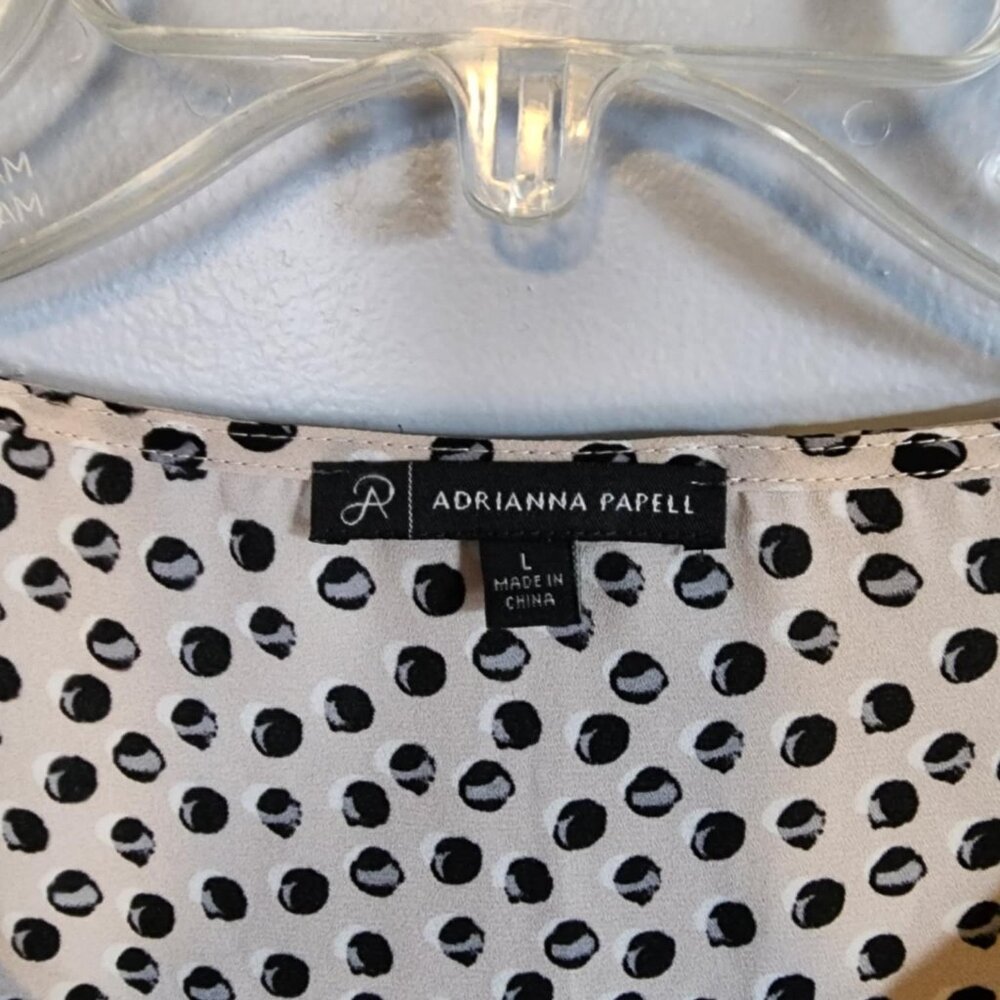 EUC Adrianna Papell Scoop Neck Blouse - Picture 2 of 4